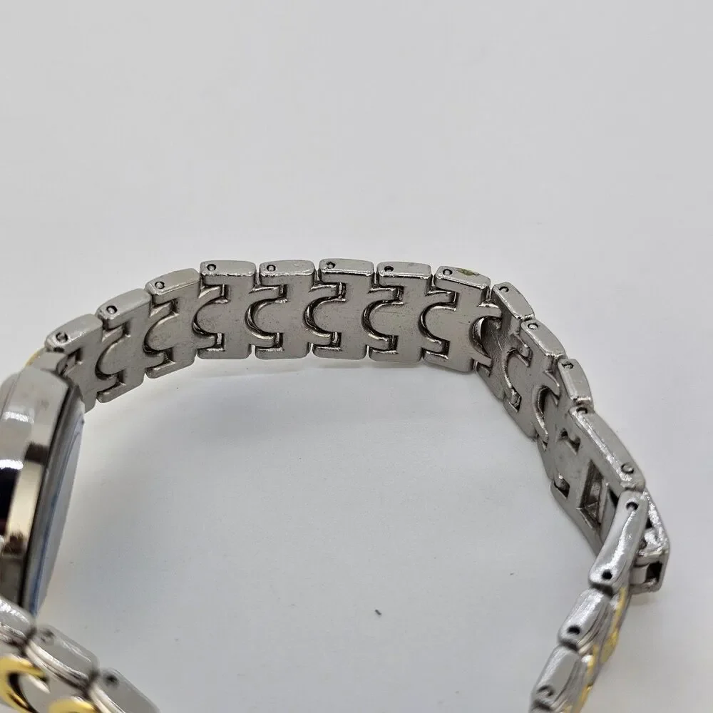 Women's Watch 24MM White Dial Two Tone Bracelet‎ Band 6.5